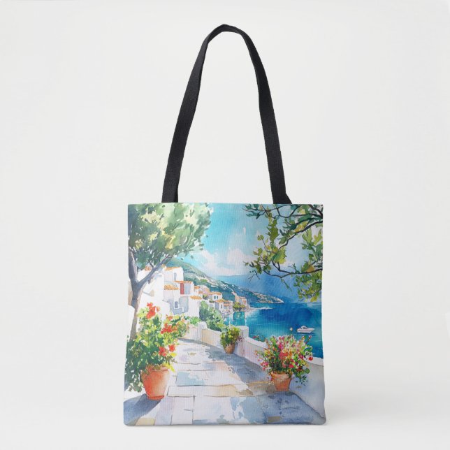 Bolsa Tote Mediterranean Summer (Frente)