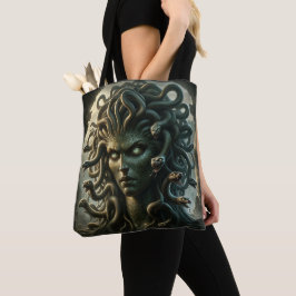 Bolsa Tote Medusa Stare, Chefe da Morte de Cobras