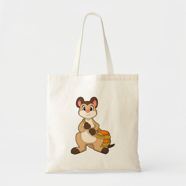 Bolsa Tote Meerkat com Bag (Frente)