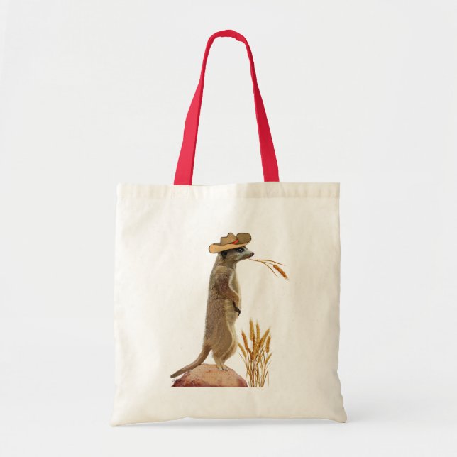 Bolsa Tote Meerkat Cowboy (Frente)