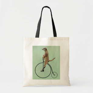 Bolsa Tote Meerkat em Black Penny Farthing 2