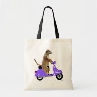 Meerkat em Lilac Moped