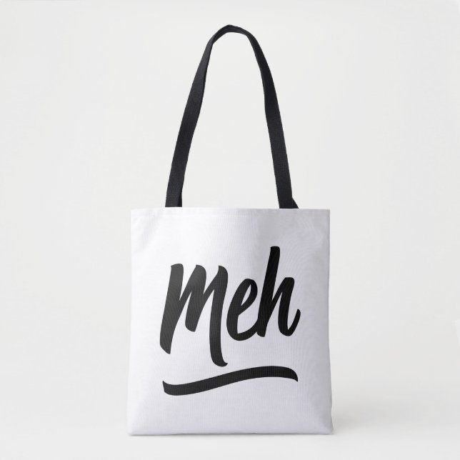 Bolsa Tote Meh Typografia (Frente)