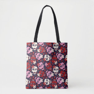Bolsa Tote Meias Leggings Halloween de Caveira