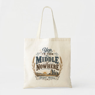Bolsa Tote Meio do Nada Glasgow Montana Rústico
