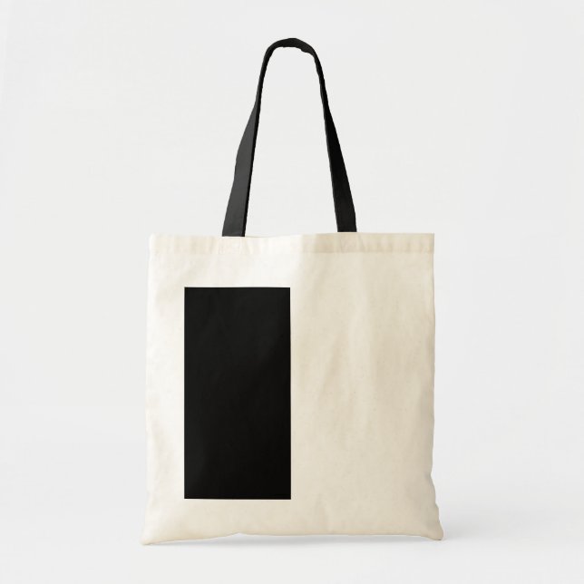 Bolsa Tote Meio Preto E Meio Branco Personalizam Isso (Frente)