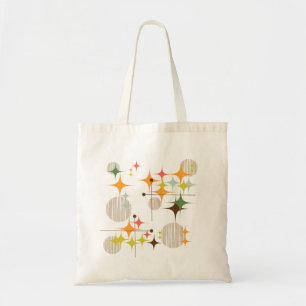 Bolsa Tote Meio século Starbursts moderno e globos