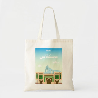 Bolsa Tote Meknes Morocco Tote – Artistic City Illustration