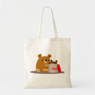 Bolsa Tote Mel do adeus! Os desenhos animados bonitos