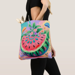 Bolsa Tote Melancia colorida