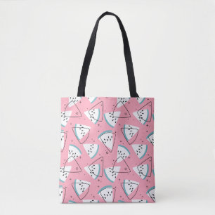 Bolsa Tote Melancias coloridas da aguarela