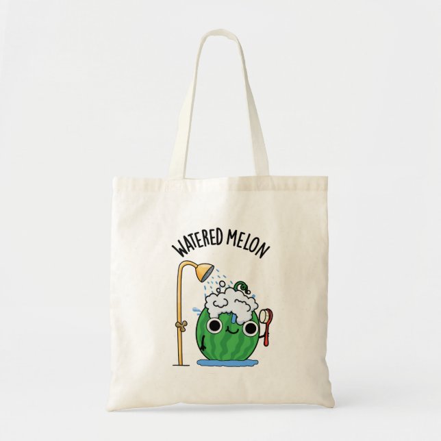 Bolsa Tote Melão Águas, Funny Melmelon Pun (Frente)