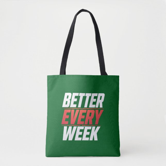 BOLSA TOTE MELHOR A CADA SEMANA (Frente)