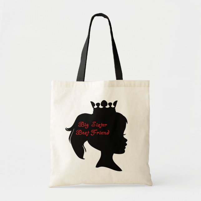 Bolsa Tote Melhor amigo da princesa irmã mais velha (Frente)