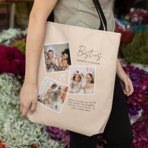 Bolsa Tote Melhor Amigo Personalizado 3 Fotos