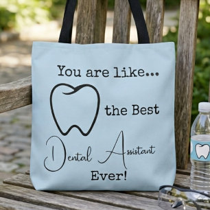 Bolsa Tote Melhor Auxiliar de Dentista de Todos os Tempos