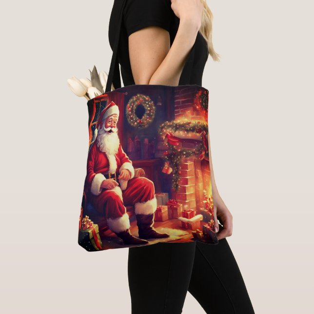 Bolsa Tote Melhor Avó Nunca | Papais noeis Pela Lareira | Ver (Close Up)