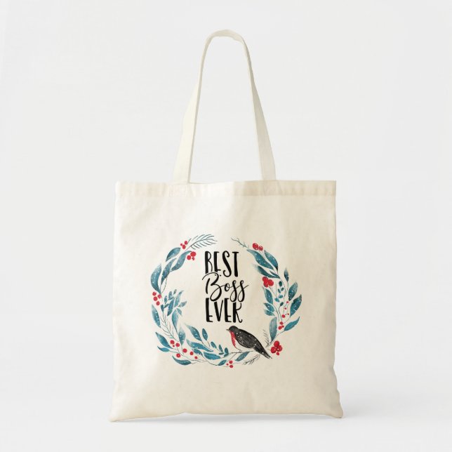 Bolsa Tote melhor chefe de sempre (Frente)