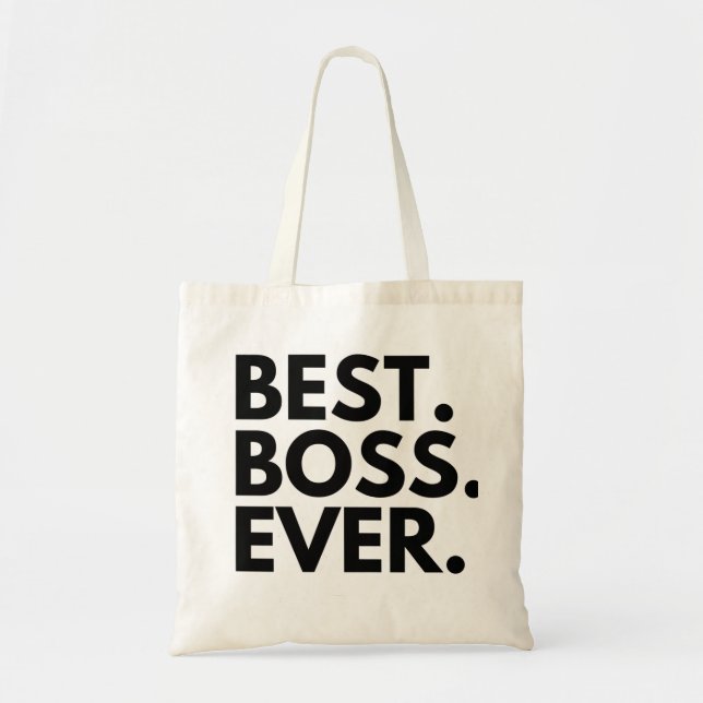 BOLSA TOTE MELHOR CHEFE DE TODOS OS SEMPRE (Frente)