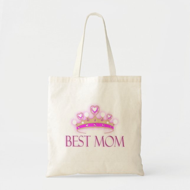 Bolsa Tote Melhor Coroa da Mãe (Frente)