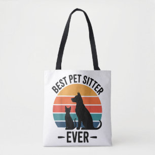 Bolsa Tote Melhor Cuidador de Cães de Todos os Tempos Present