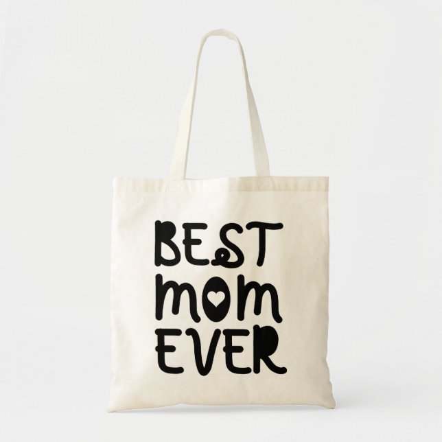 Bolsa Tote Melhor Dia de as mães Da Mãe (Frente)