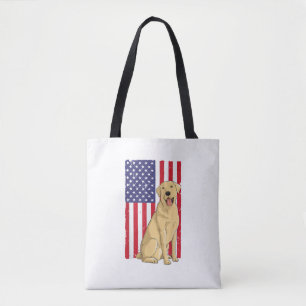 Bolsa Tote Melhor Labrador Para Homens, Amarelo Cachorro Retr