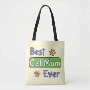 Bolsa Tote Melhor Mãe de Gato de Todos os Tempos