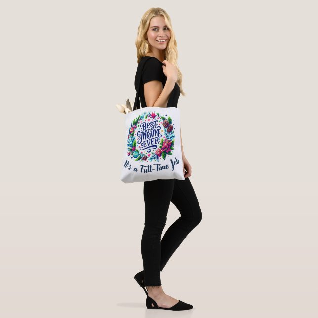 Bolsa Tote Melhor mãe de sempre (No(a) Modelo)
