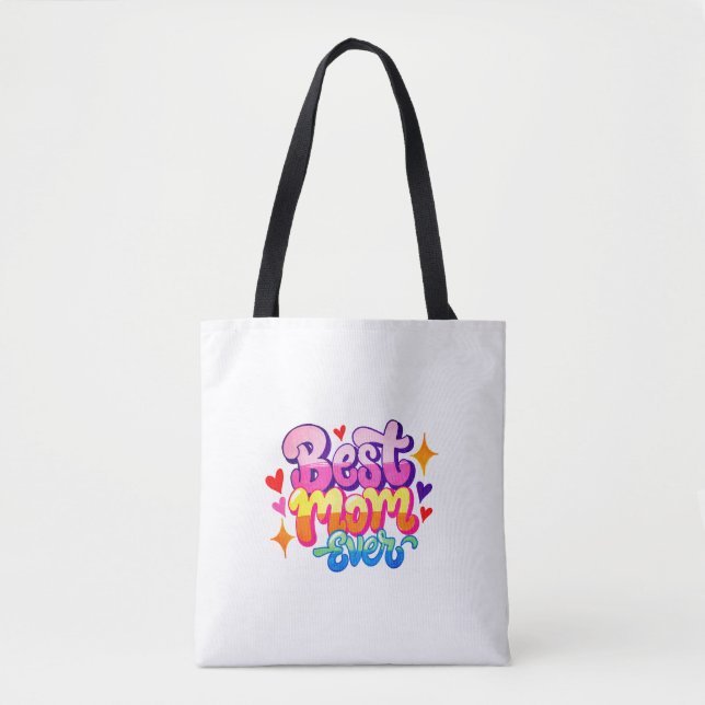 Bolsa Tote Melhor Mãe de Todas (Estilo 1) (Frente)