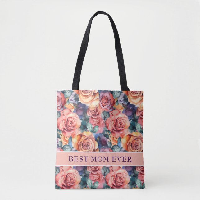 Bolsa Tote Melhor Mãe de Todos Os Botânicos (Frente)