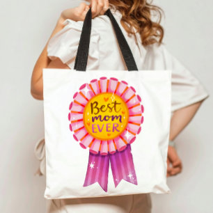 Bolsa Tote Melhor Mãe do Mundo Presente Dia das Mães Engraçad