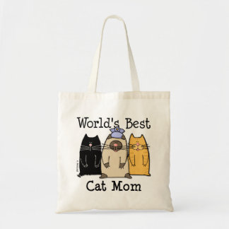 Bolsa Tote Melhor Mãe Gato do Mundo