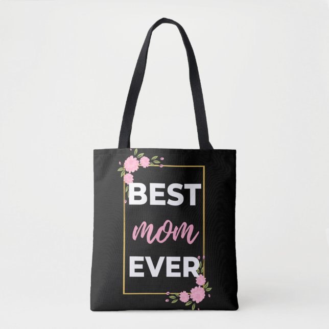 Bolsa Tote Melhor Mãe Nunca (Frente)