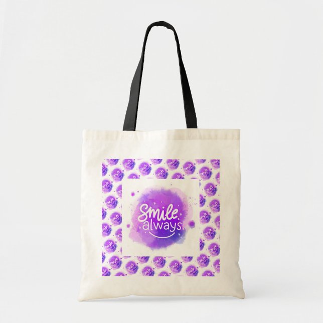 Bolsa Tote Melhor Mensagem Popular de Motivação Moderna Elega (Frente)