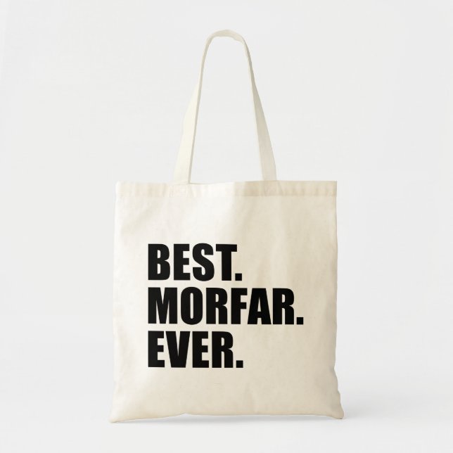 Bolsa Tote Melhor Morfar Nunca Avô Sueco Tote Bag (Frente)