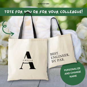 Bolsa Tote Melhor Nome Inicial Profissional Personalizado Diá