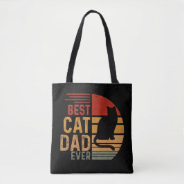 BOLSA TOTE MELHOR PAI CAT PERSONALIZADO NUNCA PRESENTE PARA B