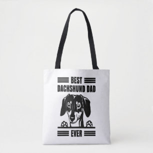 Bolsa Tote Melhor Pai De Dachshund Nunca