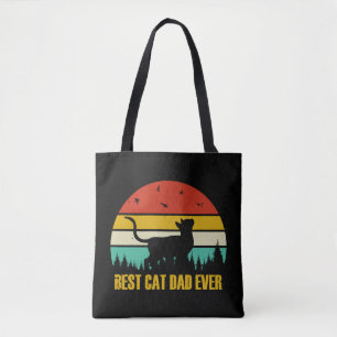 Bolsa Tote Melhor Pai de Gato jamais Geschenk