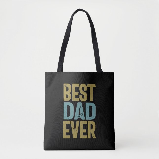 Bolsa Tote Melhor Pai Nunca | Padre Gift (Frente)