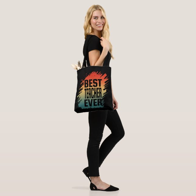 BOLSA TOTE MELHOR PROFESSOR DE TODOS OS TEMPOS (No(a) Modelo)