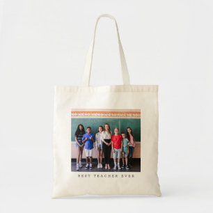 Bolsa Tote Melhor Professor de Todos os Tempos Foto Apreciaçã