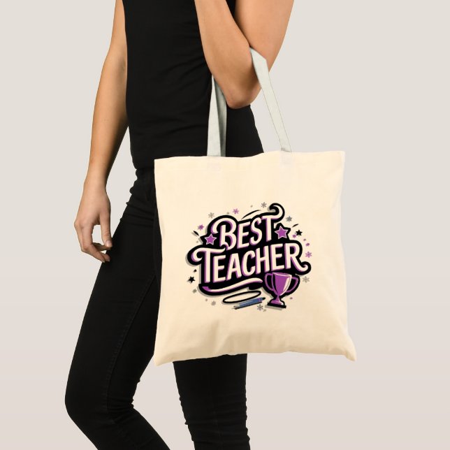 Bolsa Tote Melhor Professora (Frente (produto))
