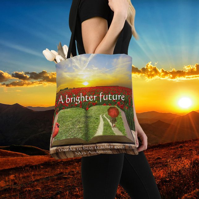 Bolsa Tote Melhor Professora Artística Personalizada Saco de  (Criador carregado)