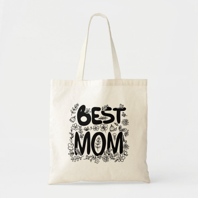 Bolsa Tote Melhor Saco de Tote da Mãe (Frente)