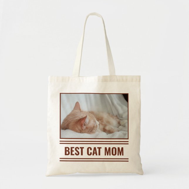 Bolsa Tote Melhor Saco de Tote da Mãe de Gato (Frente)