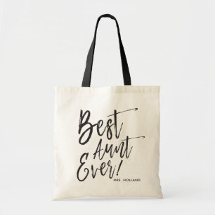 Bolsa Tote Melhor Tia Nunca Casamento Personalizado do Estil