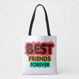 BOLSA TOTE MELHORES AMIGAS PARA SEMPRE AMIGAS RETRÔ, AMIZADE