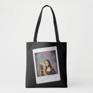 Bolsa Tote Melhores Amigos, Mona Lisa - Da Vinci